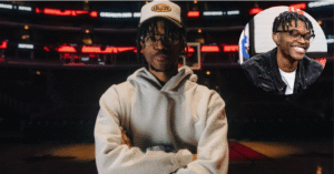 a man with glasses and a white hat